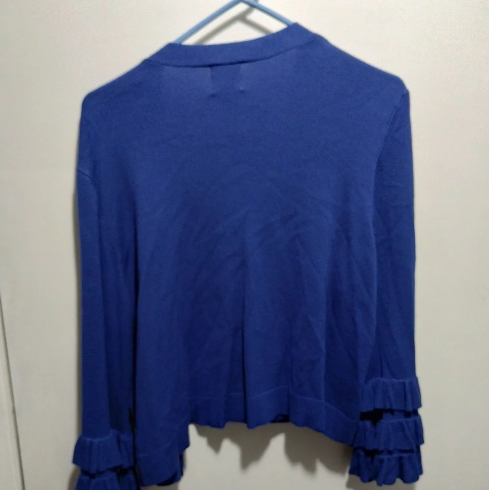 Ruby Rd. Long sleeve wrap top - Picture 2 of 4